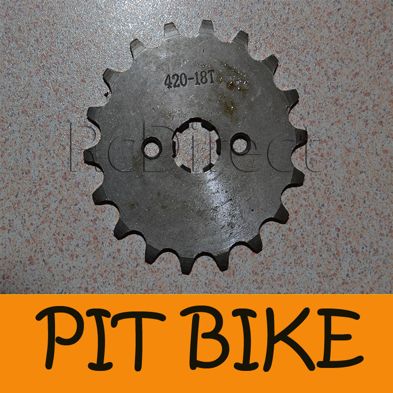 Pignone 18 denti per Pit Bike